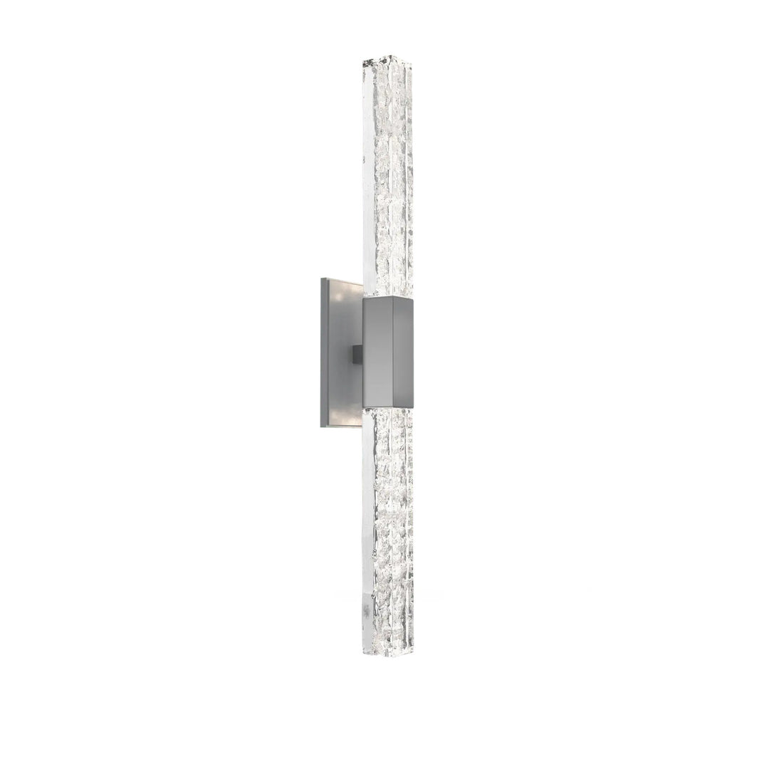 Axis Double Sconce by Hammerton Studio in Classic Silver