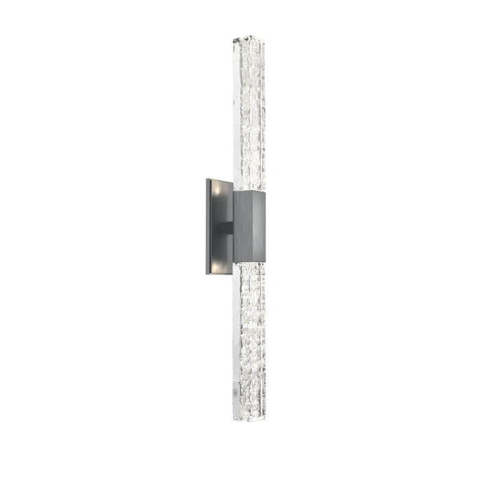 Axis Double Sconce by Hammerton Studio in Satin Nickel