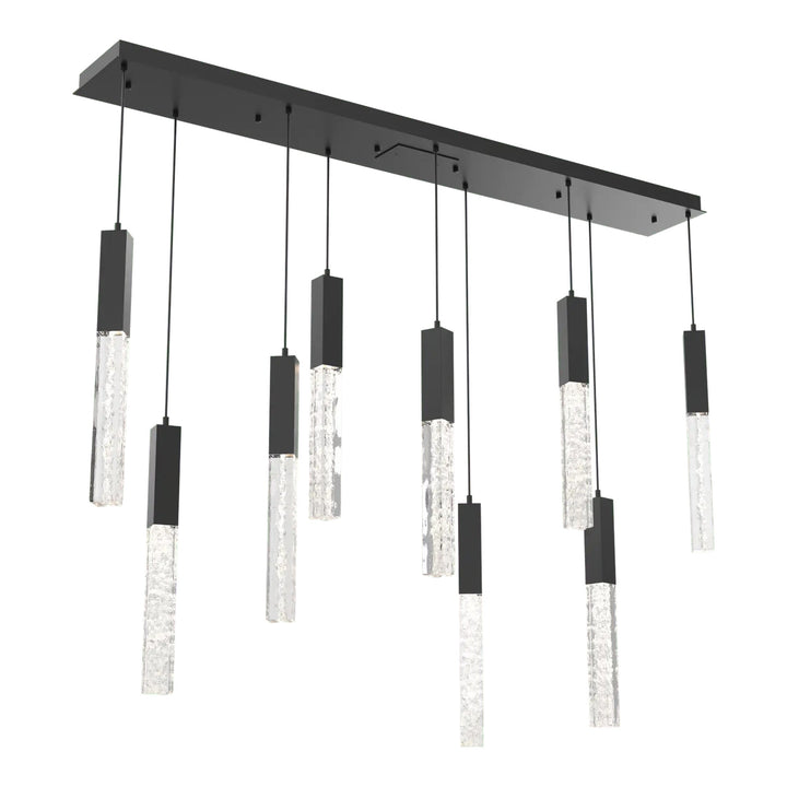 Axis Linear Pendant Chandelier by Hammerton Studio, 9 Lights