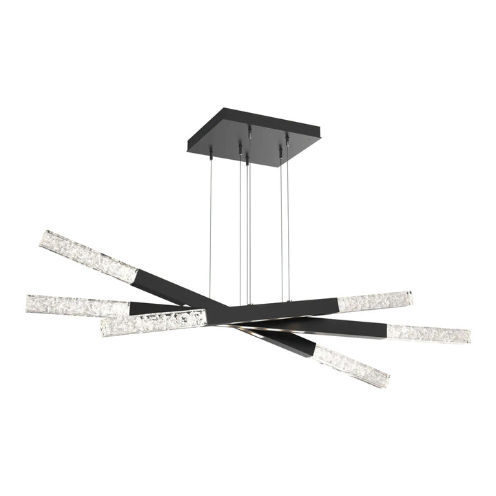 Axis Moda Multi-Piece Linear Chandelier by Hammerton Studio, Triple