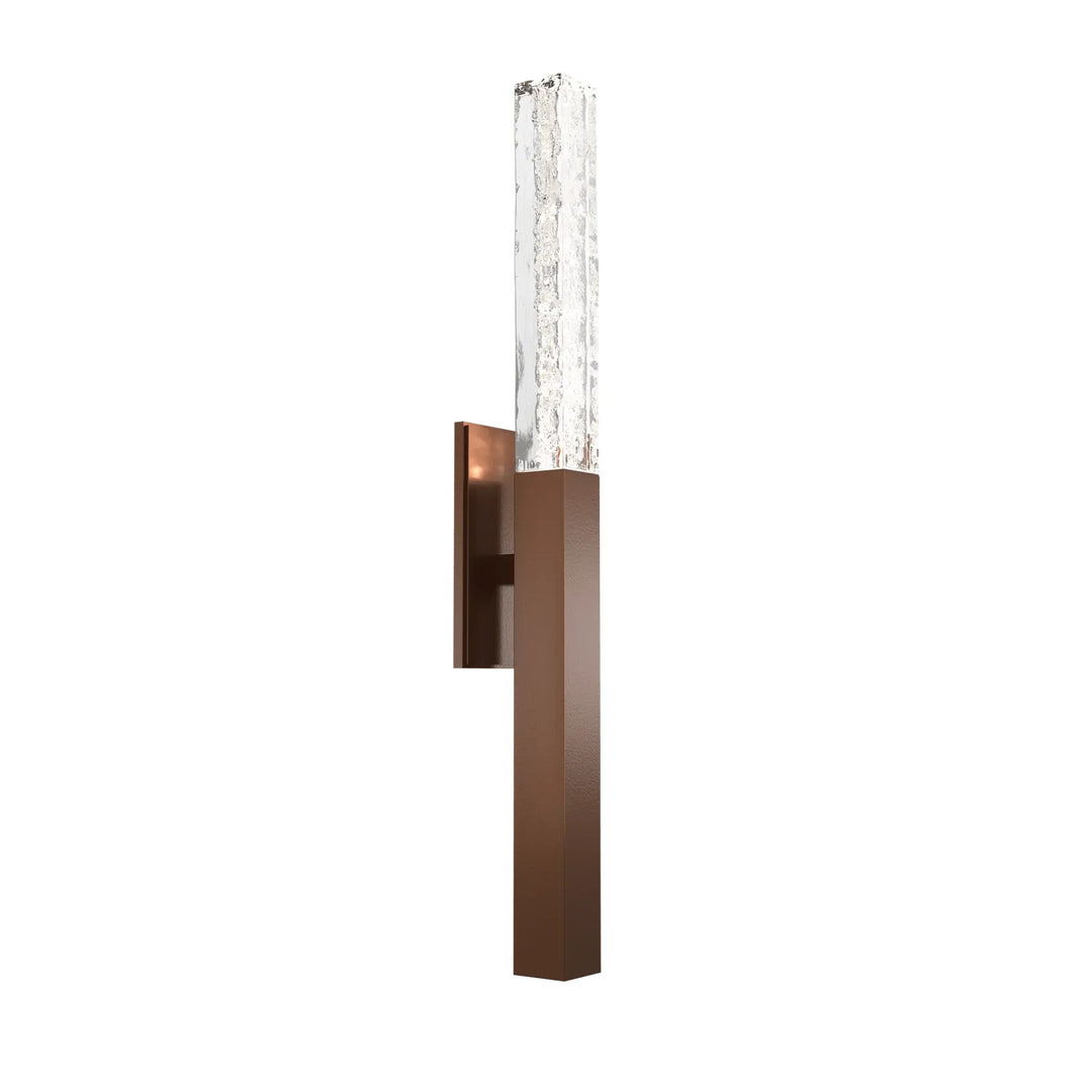 Axis Modern Sconce by Hammerton Studio in Burnished Bronze