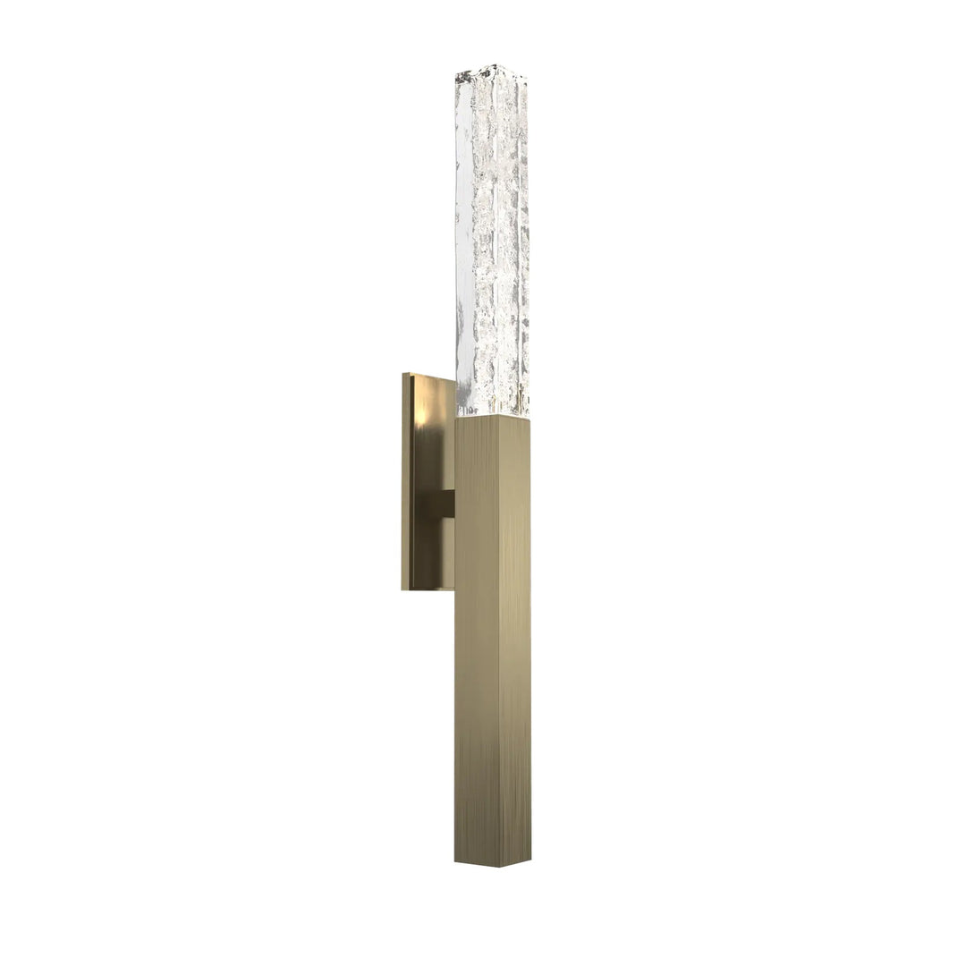 Axis Modern Sconce by Hammerton Studio in Heritage Brass