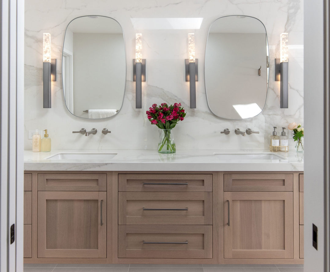 Axis Modern Sconce by Hammerton Studio in a styled interior