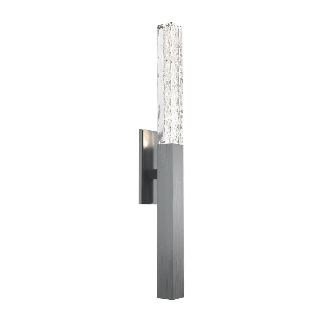 Axis Modern Sconce by Hammerton Studio in Satin Nickel