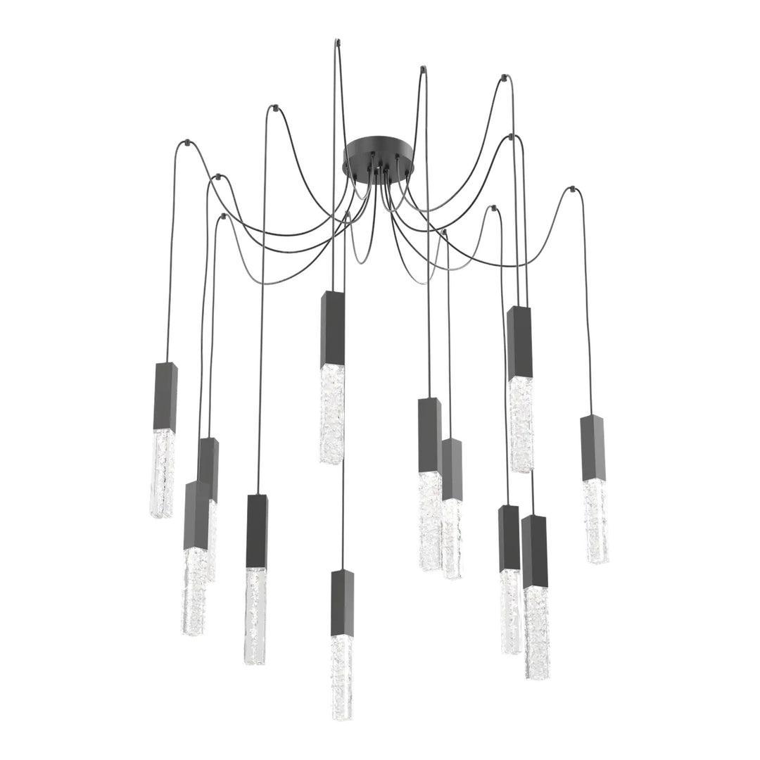 Axis Swag Chandelier by Hammerton Studio, 12 Lights