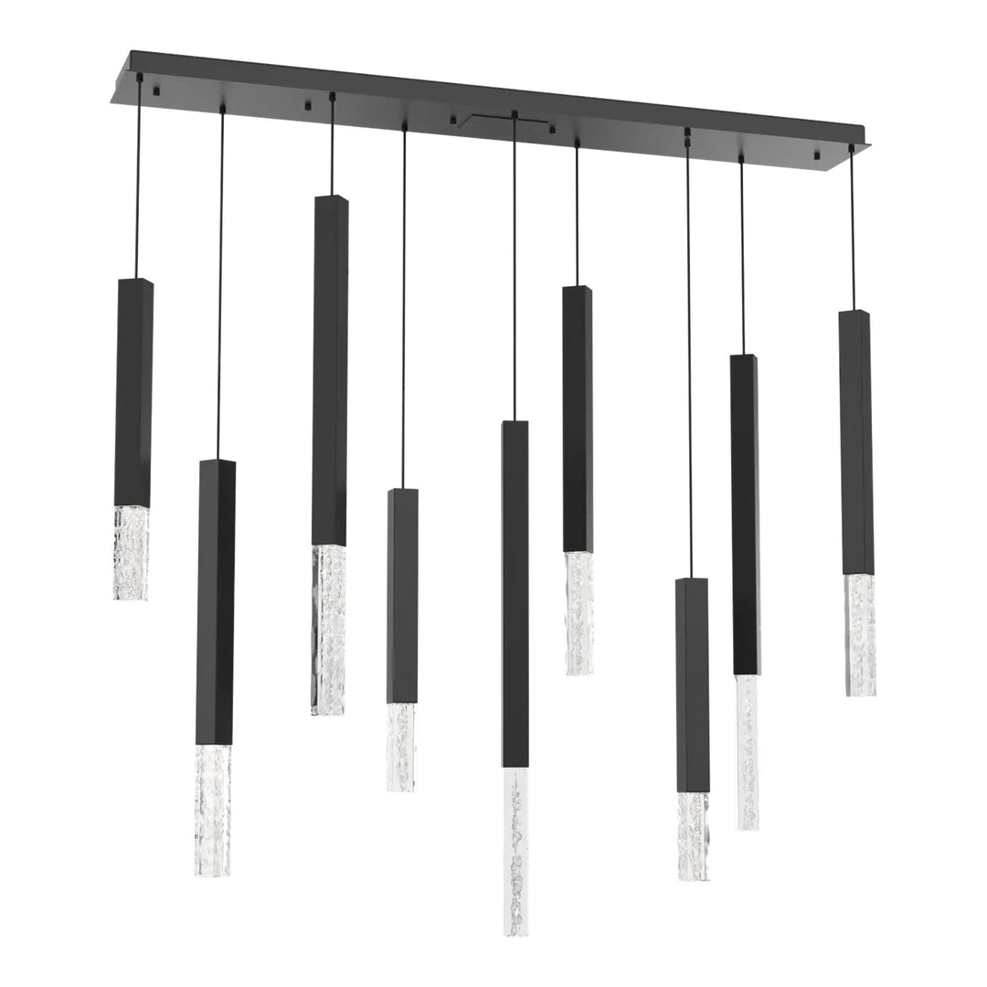 Axis XL Linear Pendant Chandelier by Hammerton Studio, 9 Lights