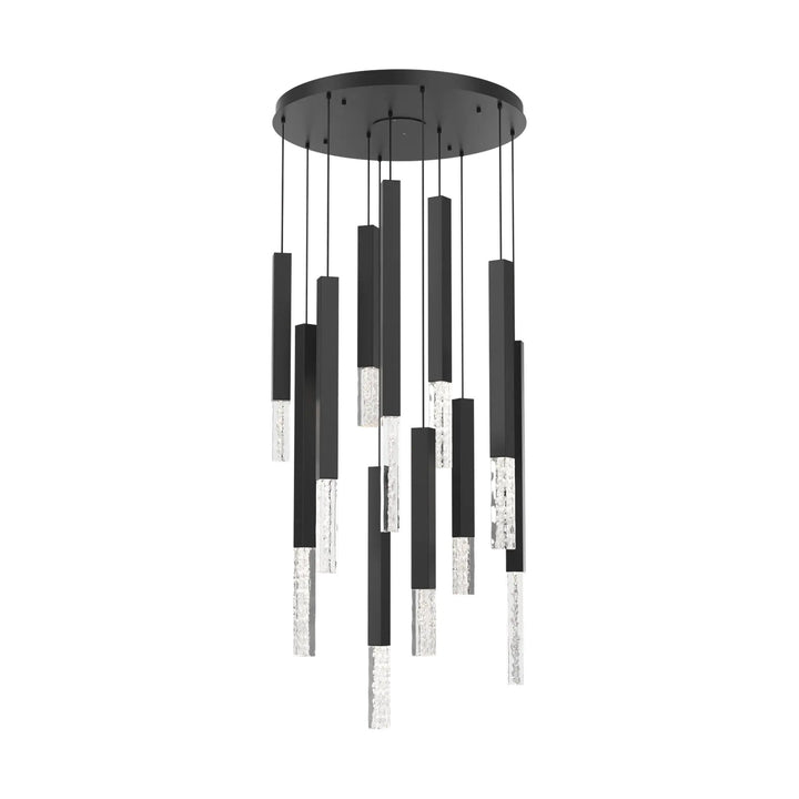 Axis XL Round Pendant Chandelier by Hammerton Studio, 11 Lights