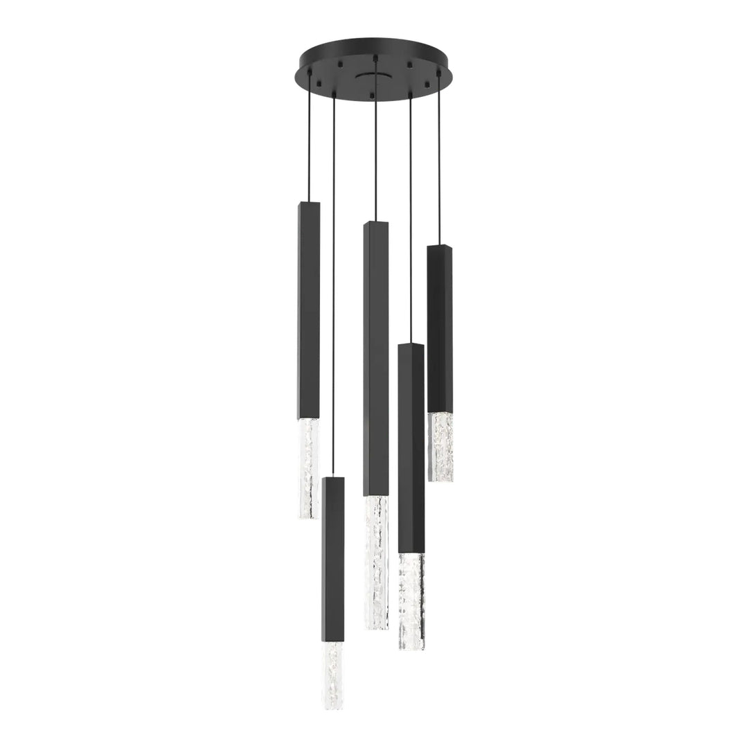 Axis XL Round Pendant Chandelier by Hammerton Studio, 5 Lights