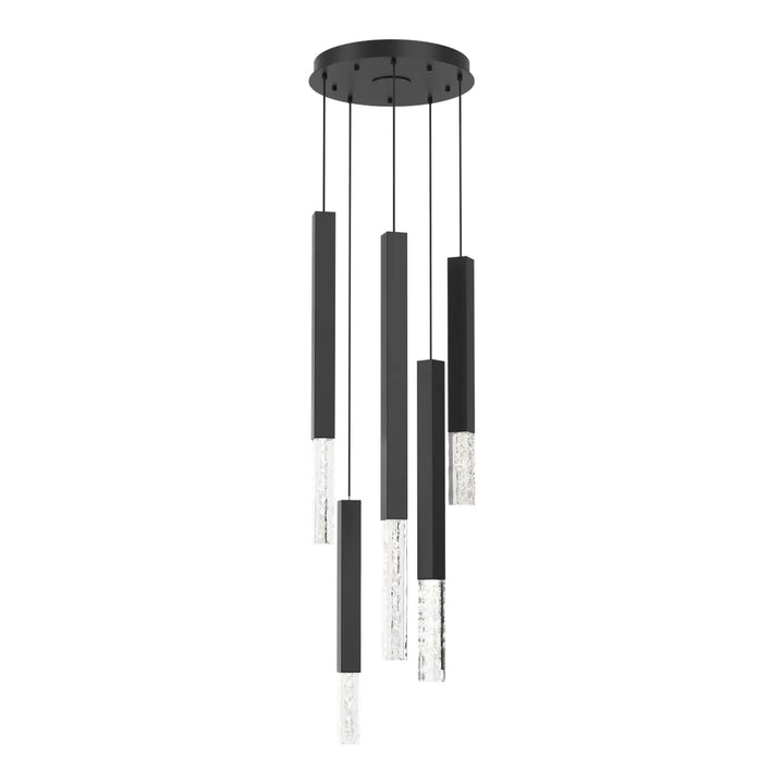 Axis XL Round Pendant Chandelier by Hammerton Studio, 5 Lights