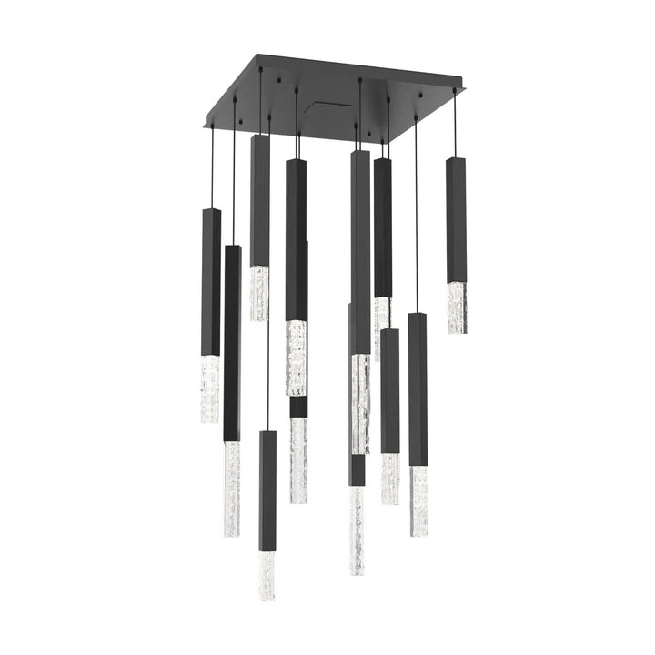 Axis XL Square Pendant Chandelier by Hammerton Studio, 12 Lights