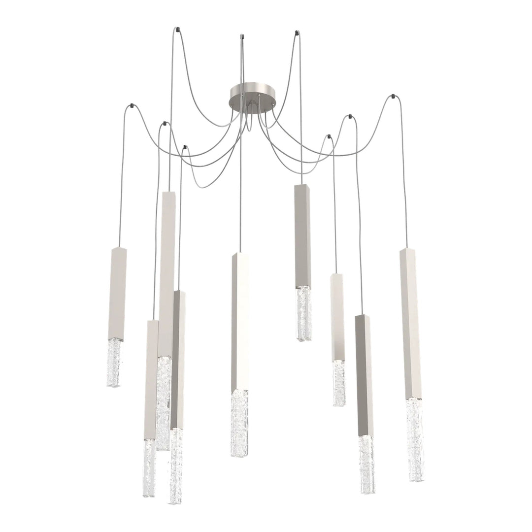 Axis XL Swag Chandelier by Hammerton Studio in Beige Silver