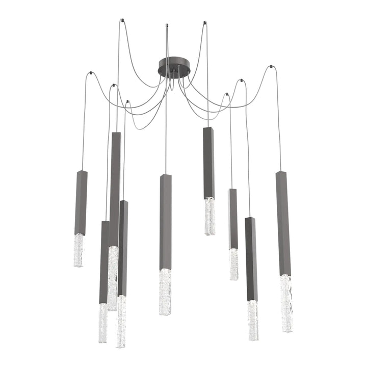 Axis XL Swag Chandelier by Hammerton Studio in Graphite