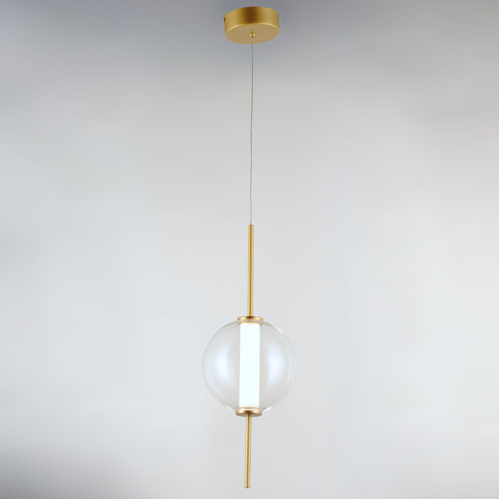 Axle LED Pendant by ET2 Lighting, styled view 1