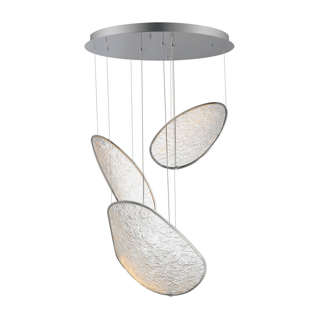 Moonscapes Multi-Light Pendant by Studio M Lighting in Polished Chrome