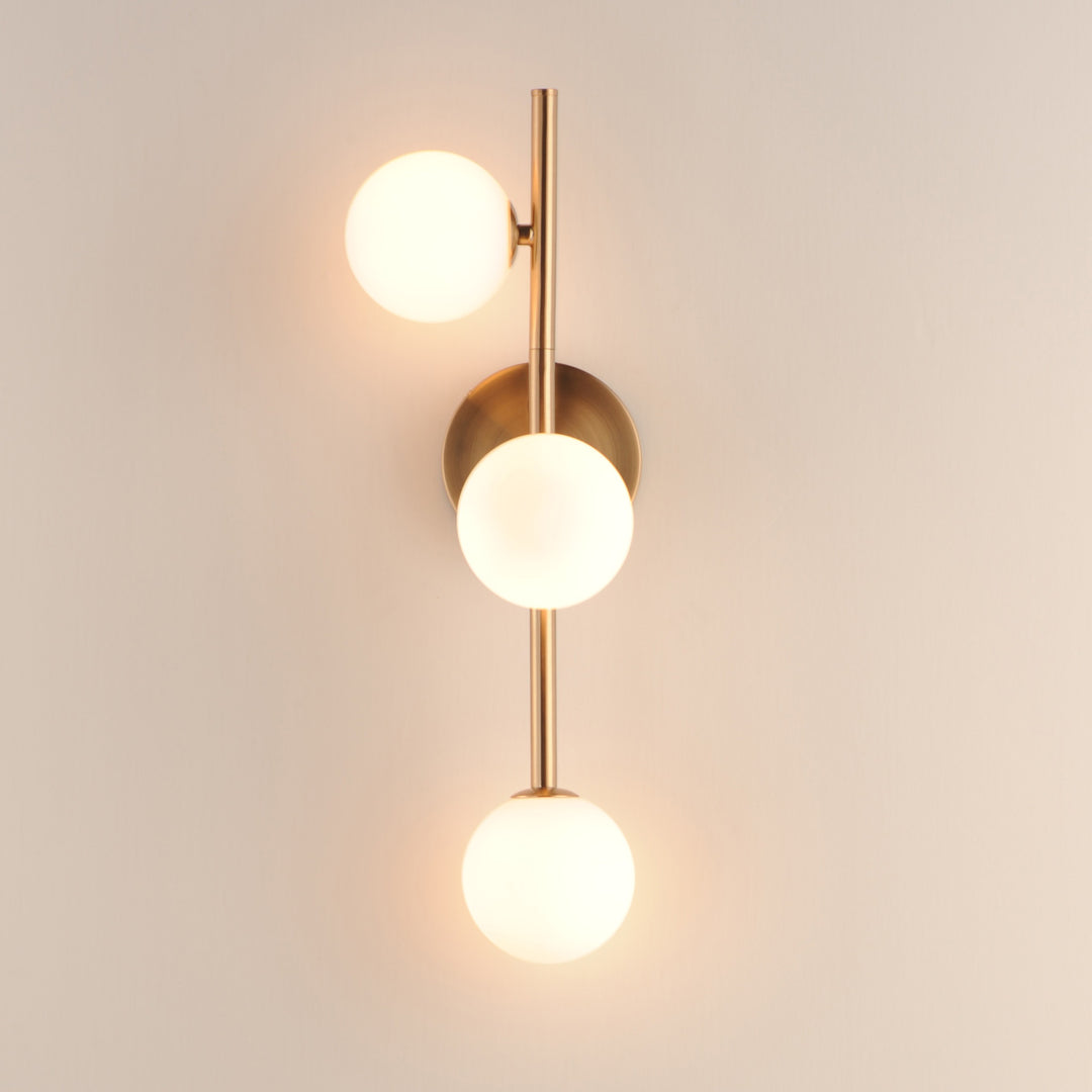 Contour 3-Light Wall Sconce by Studio M Lighting – lifestyle