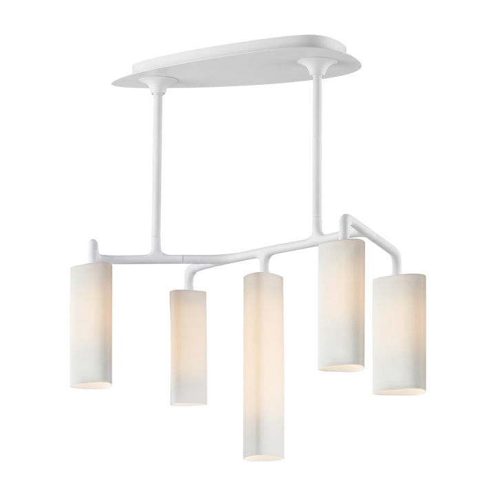 Tropo 5-Light LED Pendant by Studio M Lighting in White