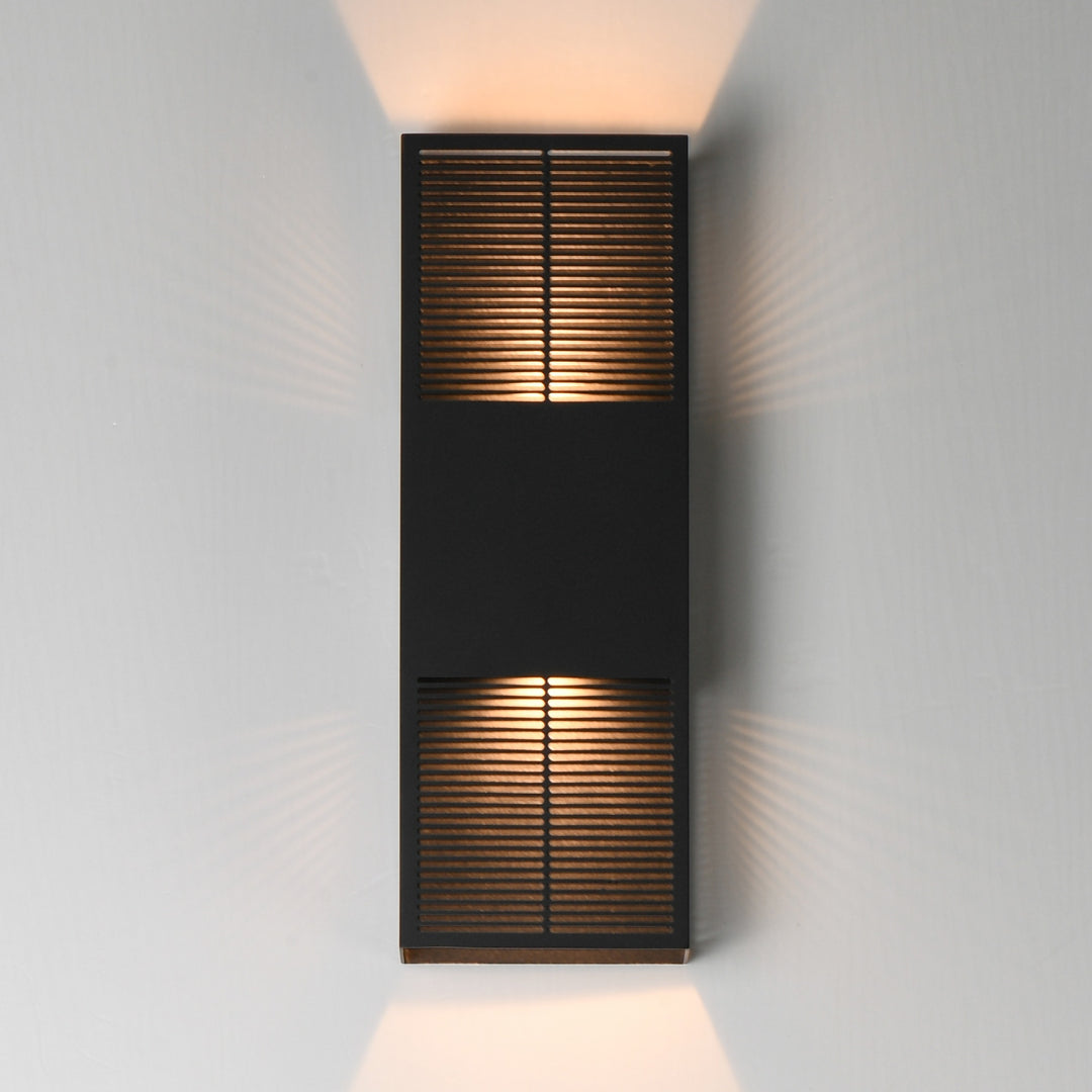 Grate 18 LED Outdoor Wall Sconce by Studio M Lighting – lifestyle