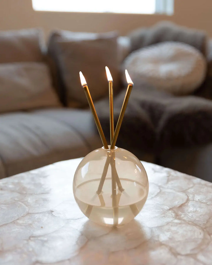 Neva Vase — Pampas — lifestyle