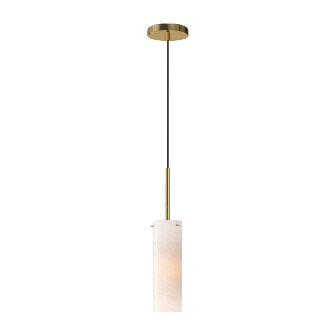 Blizzard 1-Light Pendant by Studio M Lighting in Natural Aged Brass