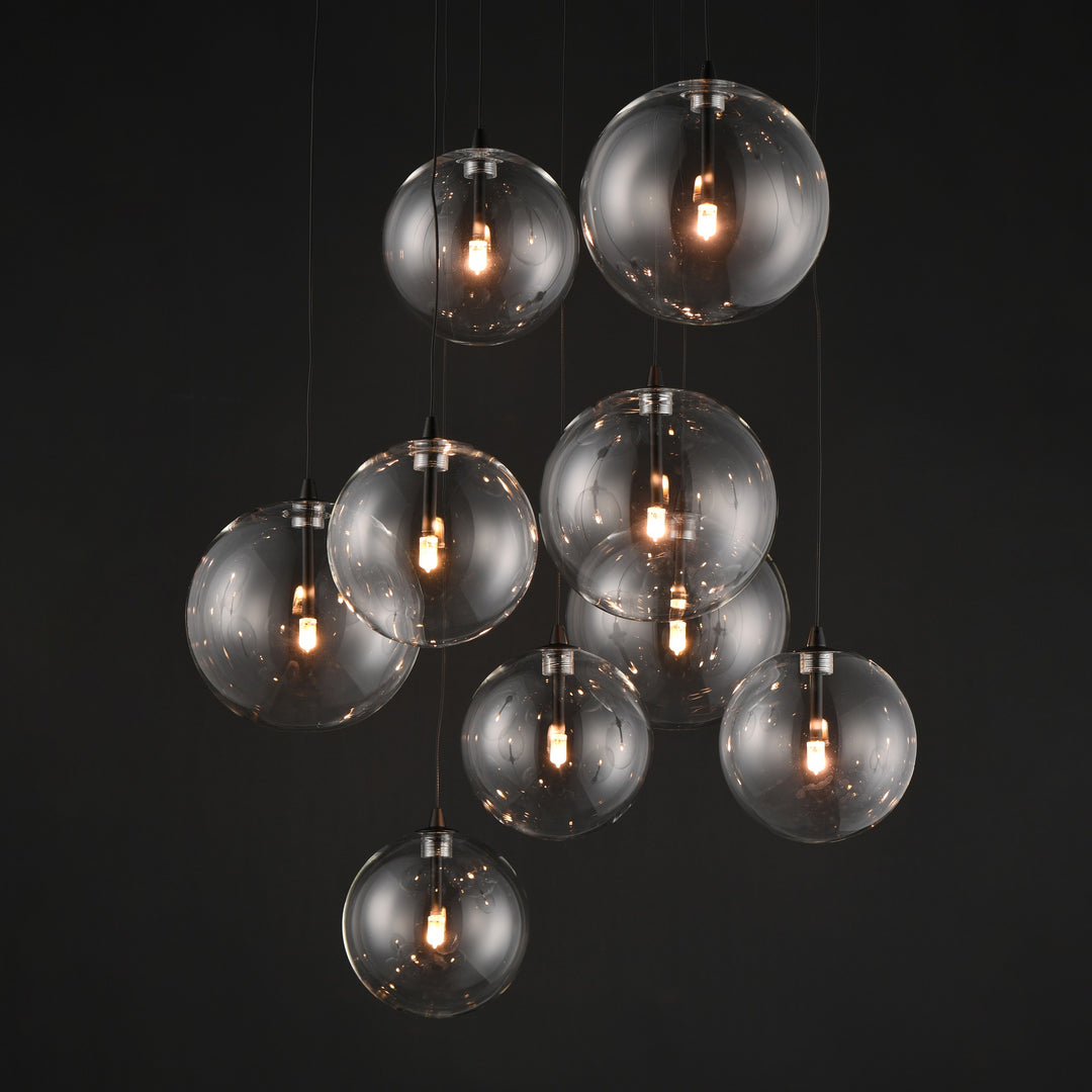 Global 9-Light LED Chandelier by Studio M Lighting – lifestyle