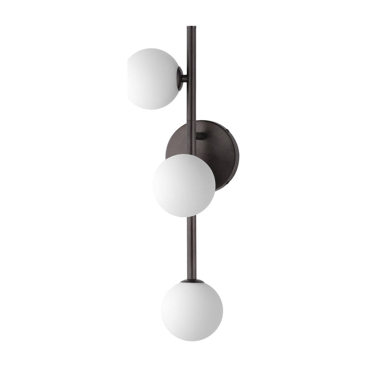 Contour 3-Light Wall Sconce by Studio M Lighting in Brushed Bronze