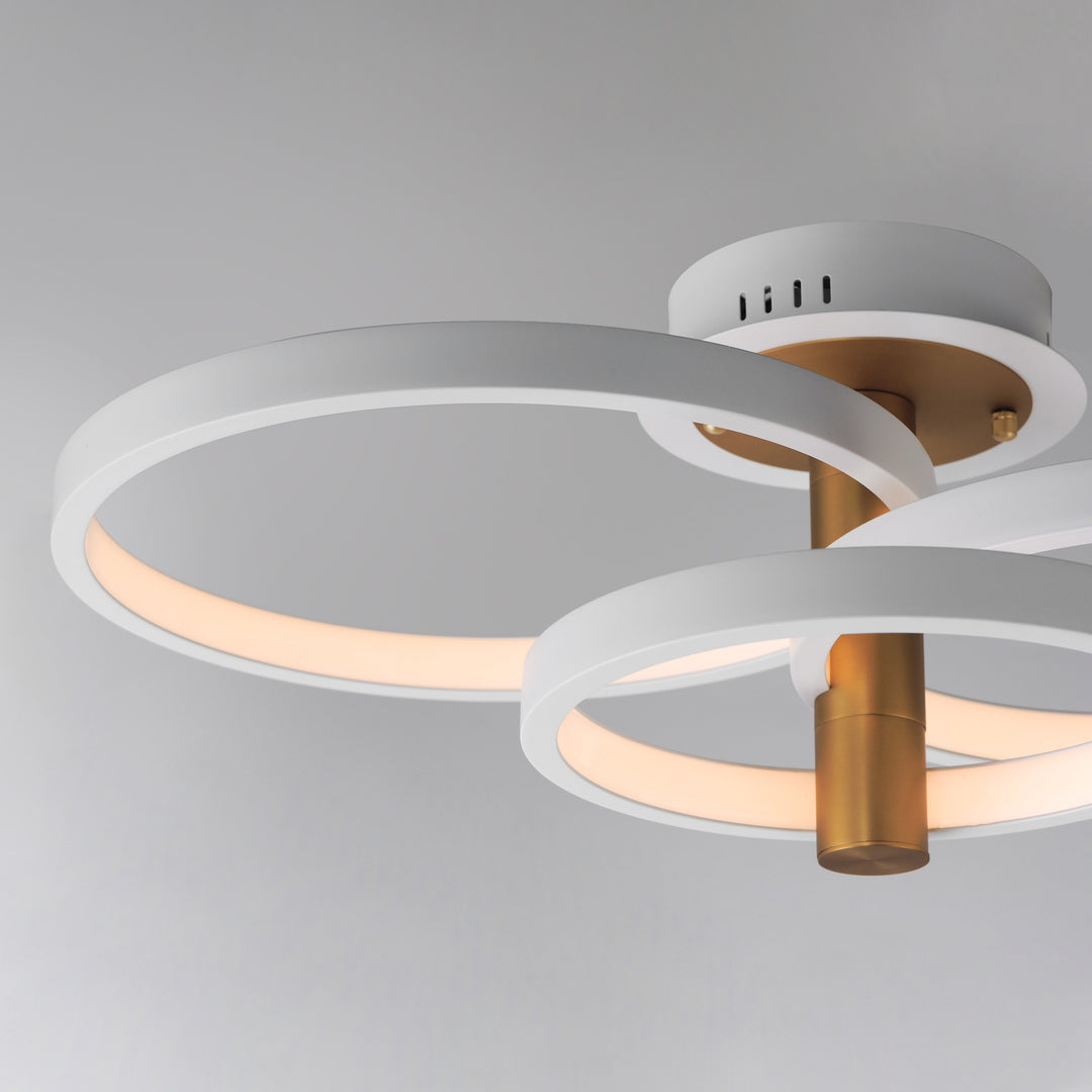 Hoopla LED Semi Flush Mount by Studio M Lighting – lifestyle