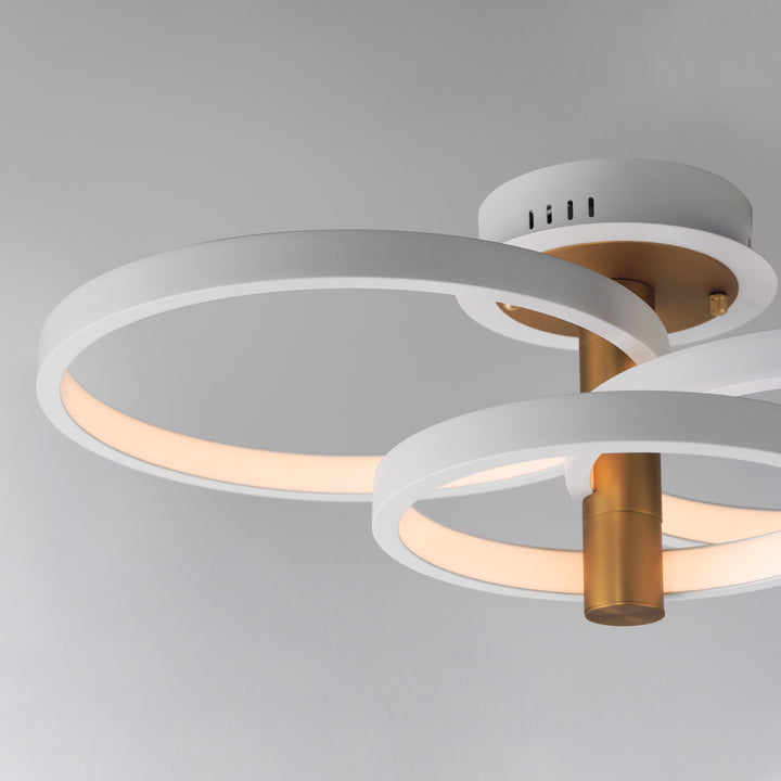 Hoopla LED Semi Flush Mount by Studio M Lighting – lifestyle