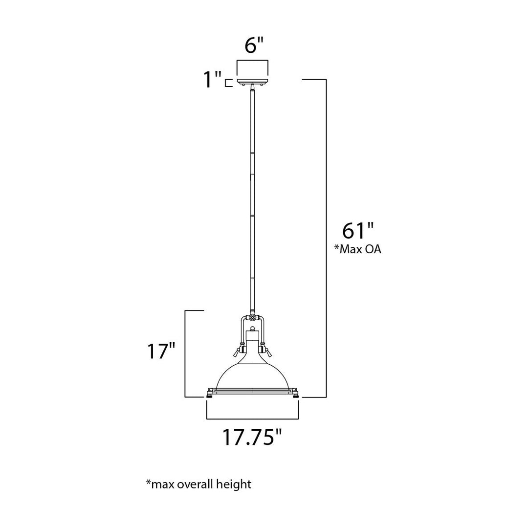 Wharf Pendant 265109 by Studio M Lighting – line drawing