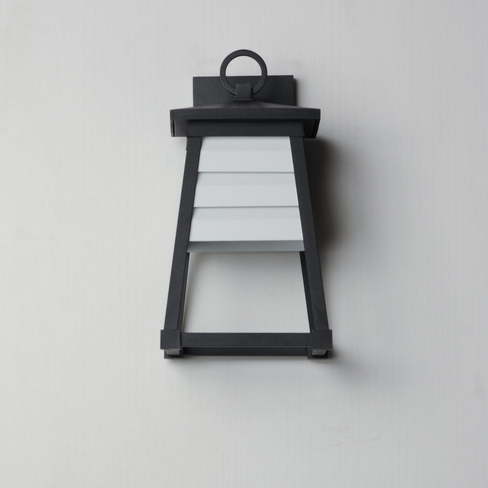Shutters 1-Light Small Outdoor Wall Sconce by Studio M Lighting – lifestyle