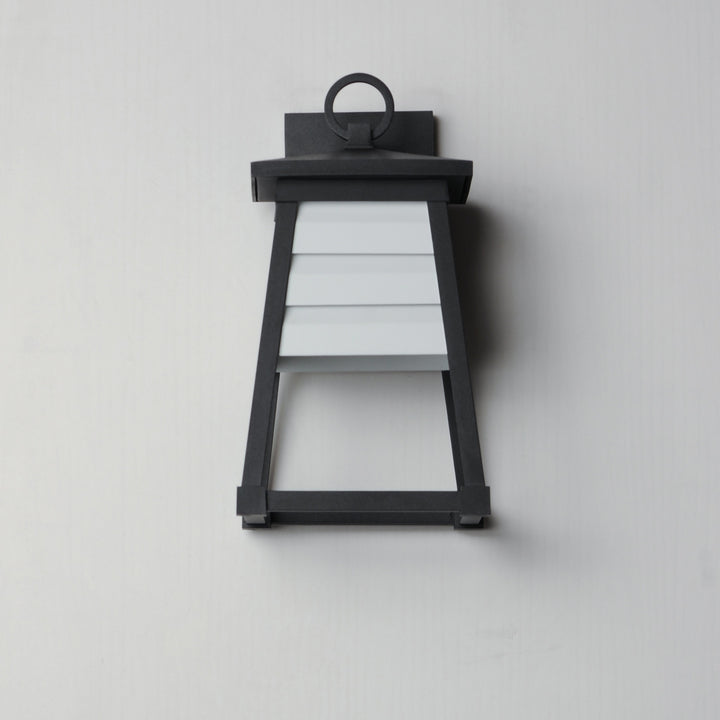 Shutters 1-Light Small Outdoor Wall Sconce by Studio M Lighting – lifestyle