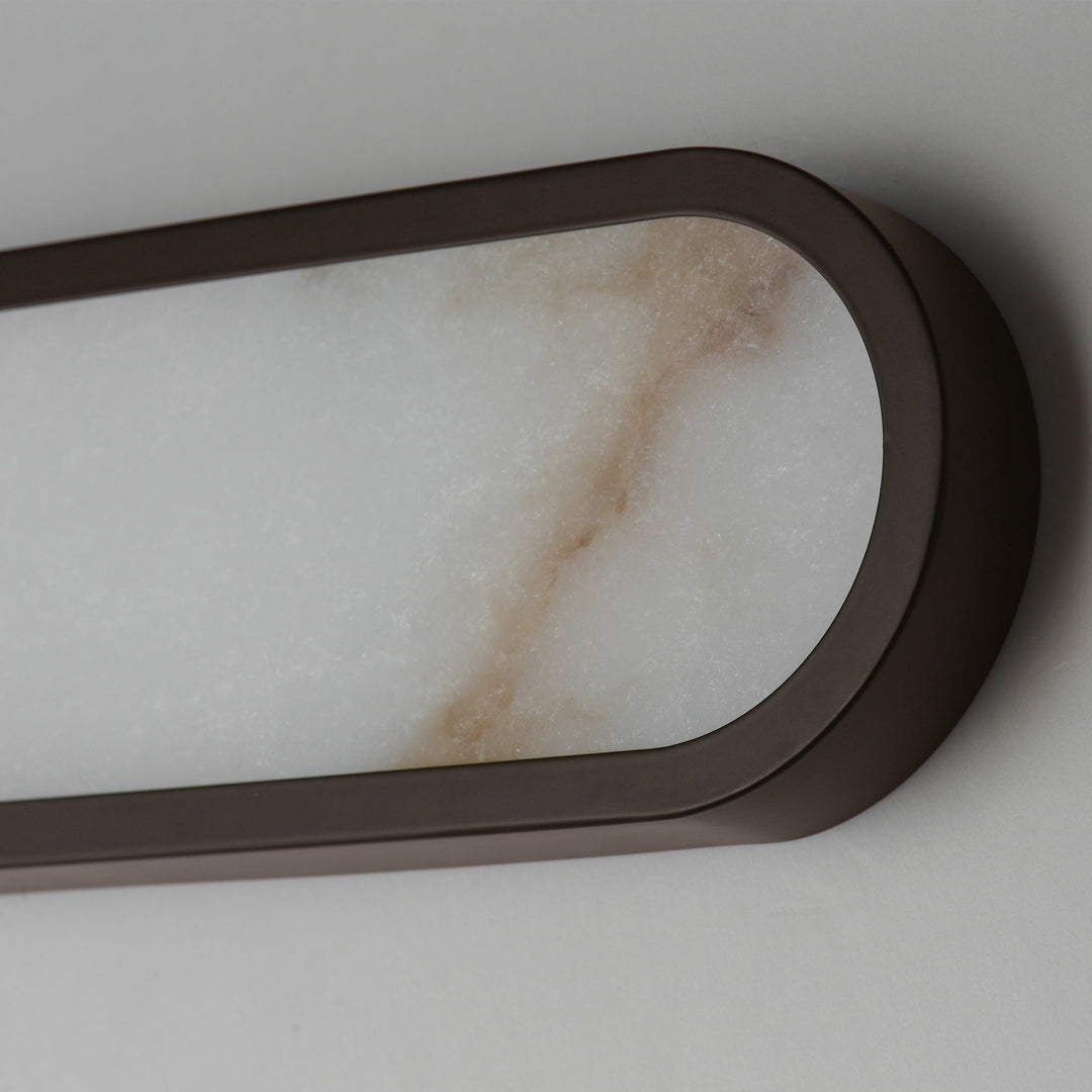 Plinth 24 LED Alabaster Wall Sconce by Studio M Lighting – lifestyle