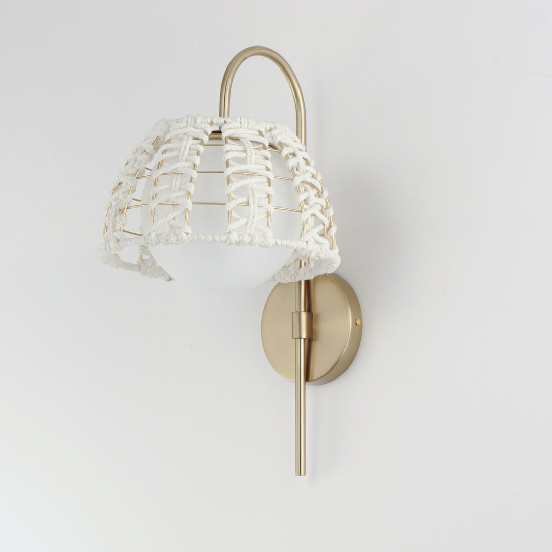 Macrame 1-Light Wall Sconce by Studio M Lighting – lifestyle