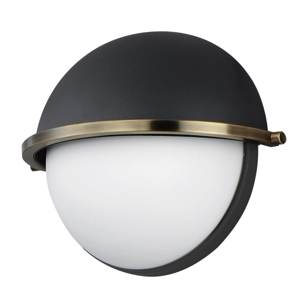 Duke Half Sconce by Studio M Lighting in Black/Weathered Brass