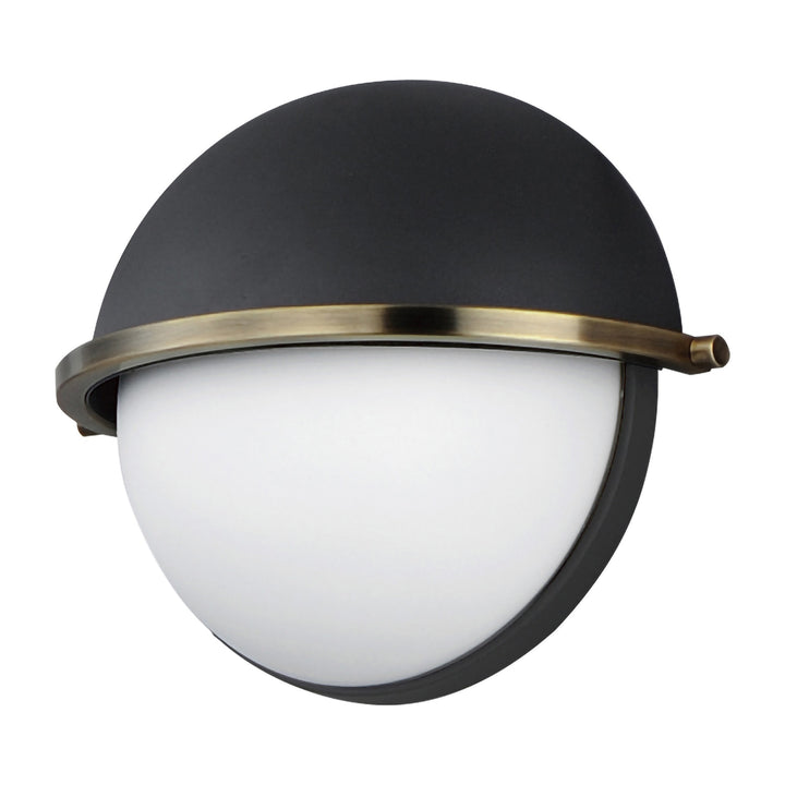 Duke Half Sconce by Studio M Lighting in Black/Weathered Brass