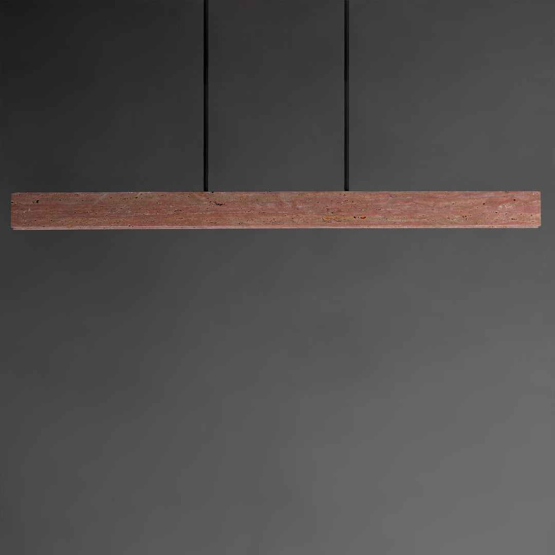 Lintel 59 LED Linear Stone Pendant by Studio M Lighting – lifestyle