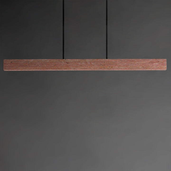 Lintel 59 LED Linear Stone Pendant by Studio M Lighting – lifestyle