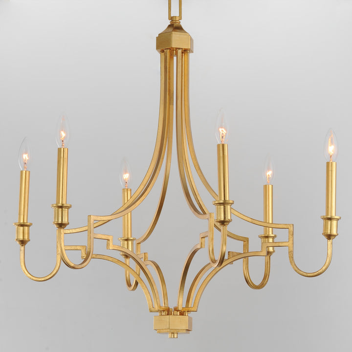 Normandy 6-Light Chandelier by Studio M Lighting – lifestyle
