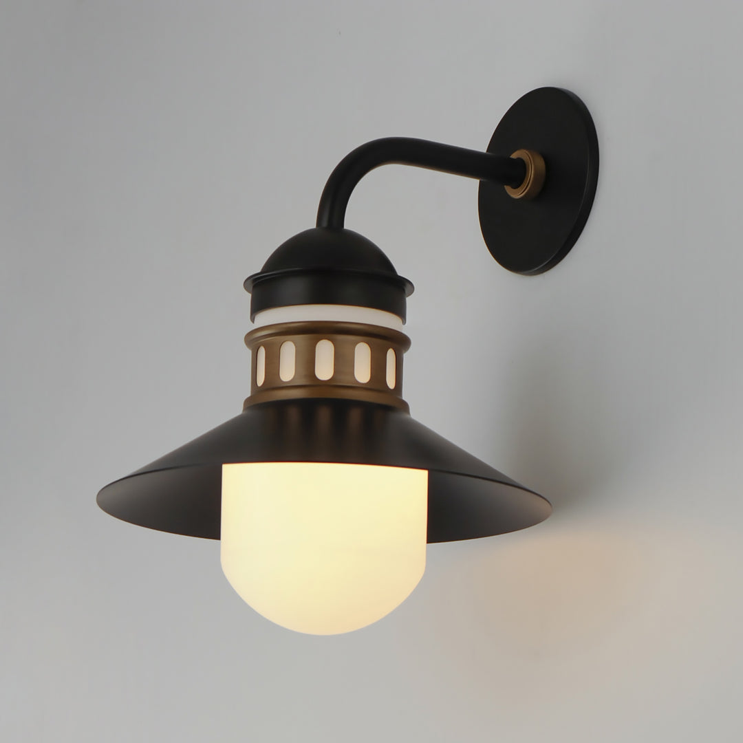 Admiralty 1-Light Outdoor Wall Sconce 365124 by Studio M Lighting – lifestyle