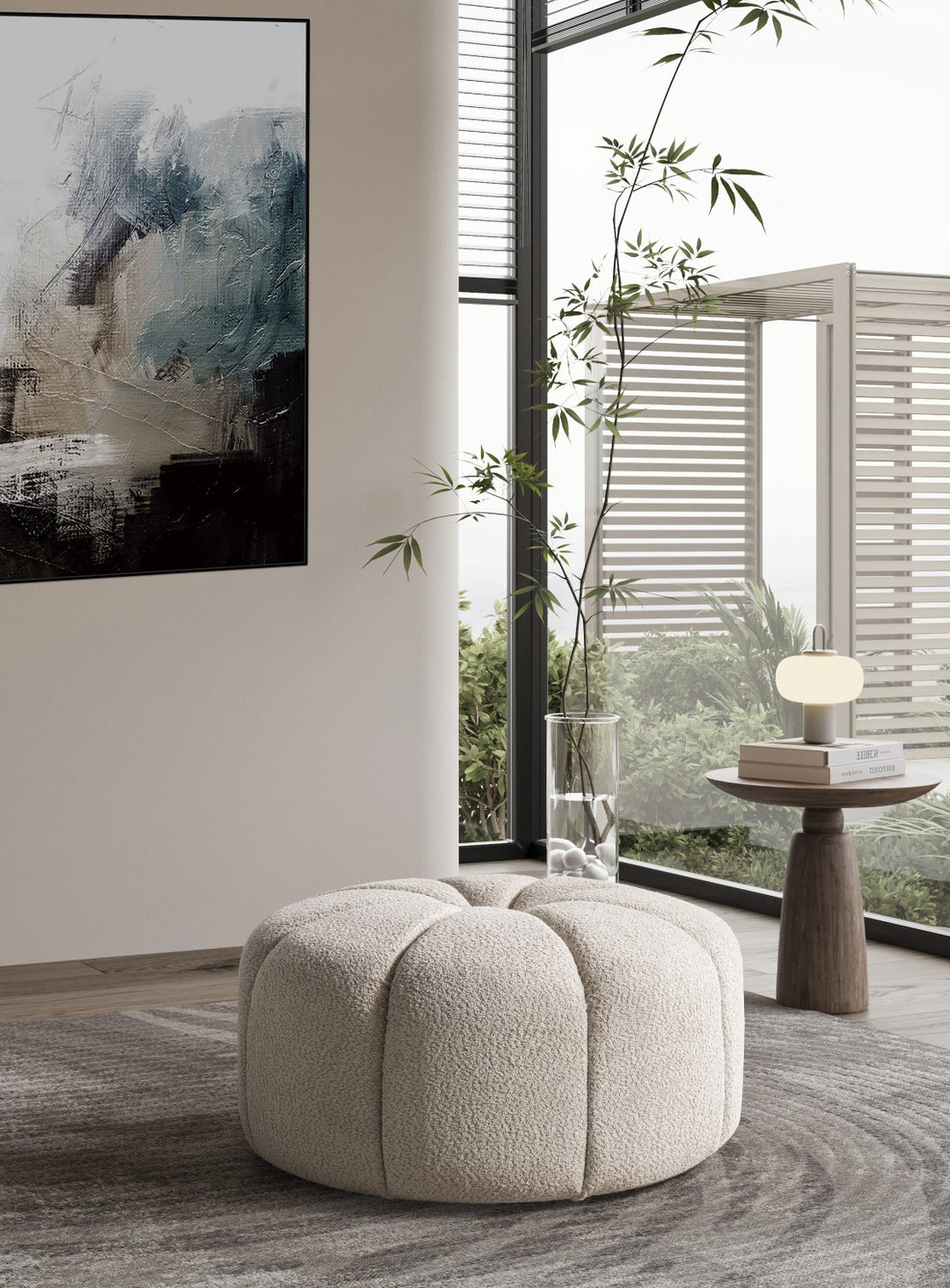 Lune Ottoman by Whiteline Modern Living – lifestyle