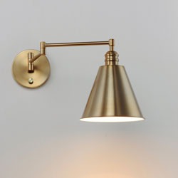 Library Wall Sconce Horizontal Swing Arm by Studio M Lighting – lifestyle