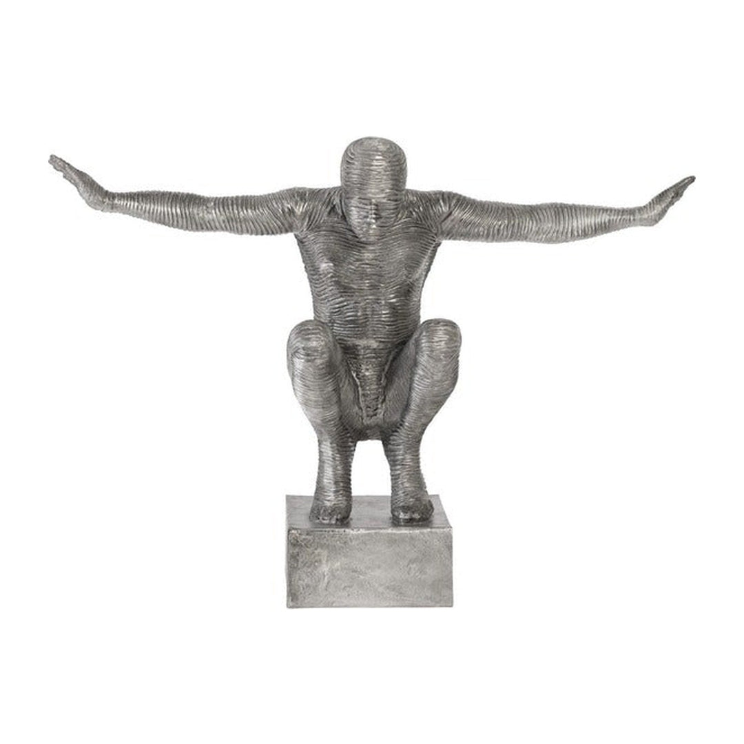 Outstretched Arms Sculpture Aluminum, Large Phillips Collection