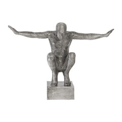 Outstretched Arms Sculpture Aluminum, Large Phillips Collection