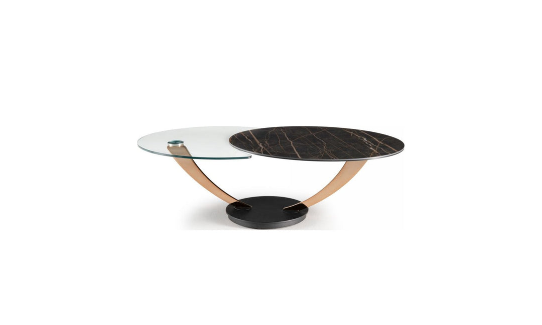 Balestra Extendable Coffee Table QuickShip — white studio