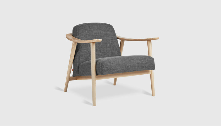 Baltic Chair in Andorra Pewter with Natural Ash frame