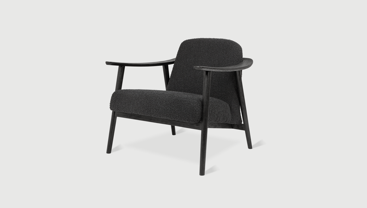 Baltic Chair in Node Nocturne with Black Ash frame
