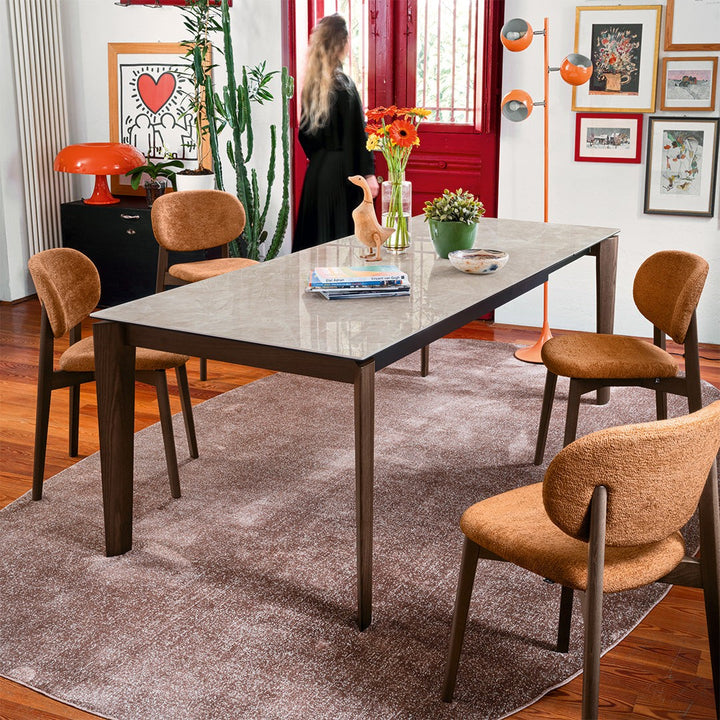 Band Extendable Dining Table by Connubia in a styled interior