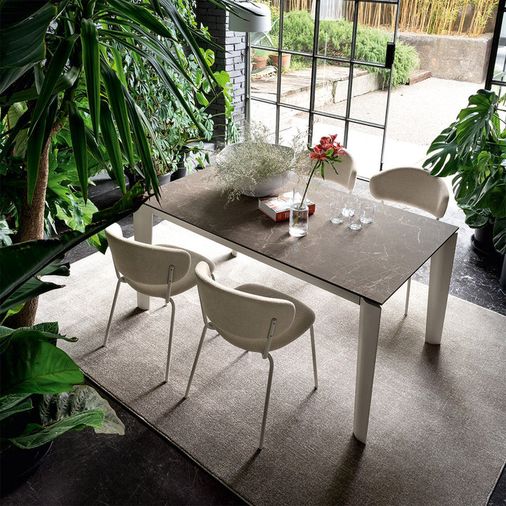 Band Extendable Dining Table by Connubia in a styled interior