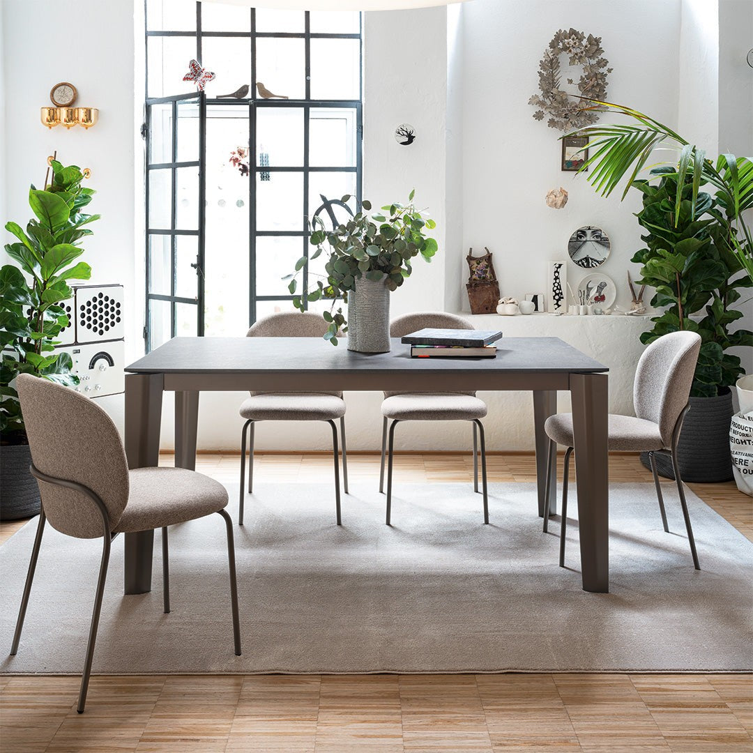 Band Extendable Dining Table by Connubia in a styled interior