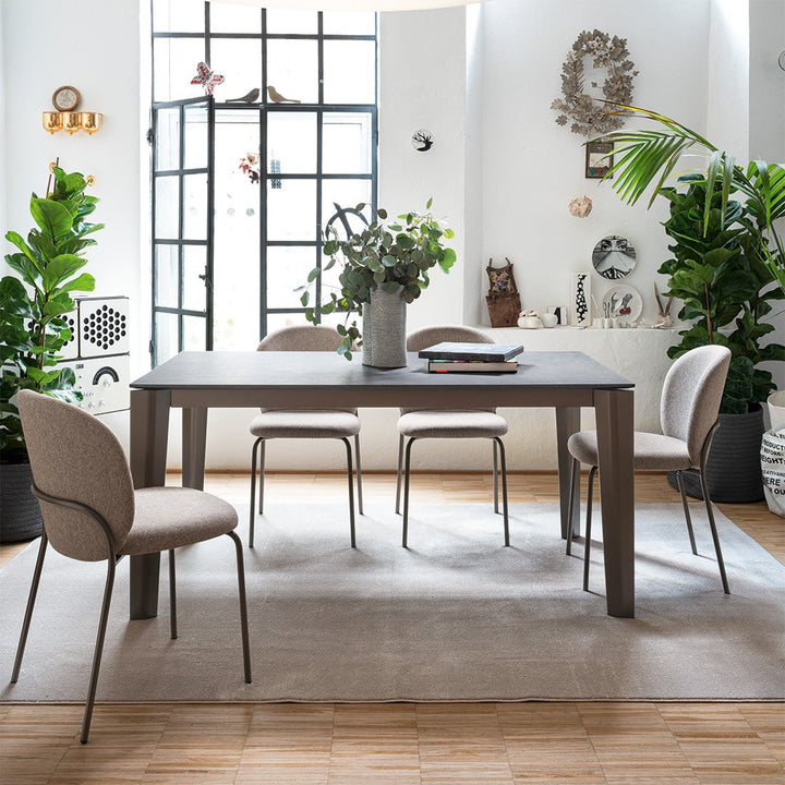 Band Extendable Dining Table by Connubia in a styled interior