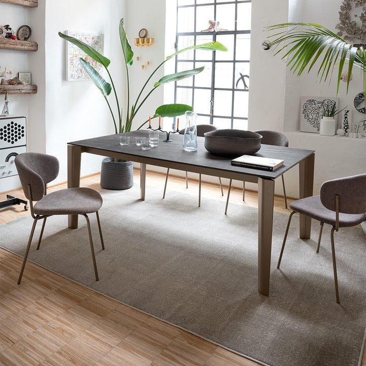 Band Extendable Dining Table by Connubia in a styled interior